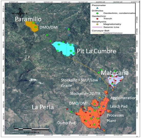 Mining Infrastructure Map - Exploratory work studies for PTO-EIA