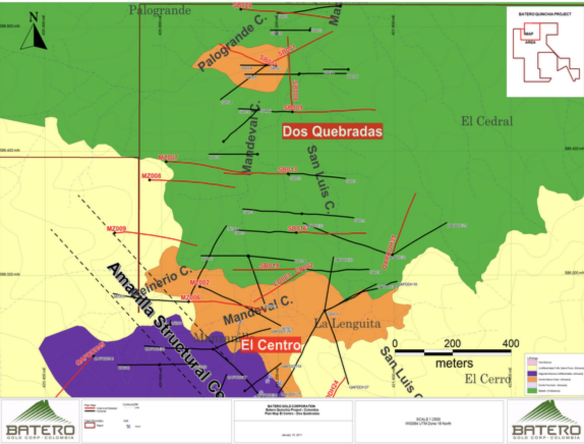 Dos Quebradas Porphyry